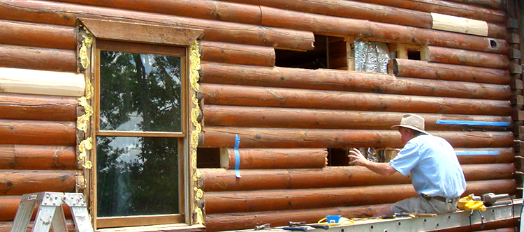 Log Home Repair Bourbon County, Kentucky