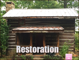 Historic Log Cabin Restoration  Bourbon County, Kentucky